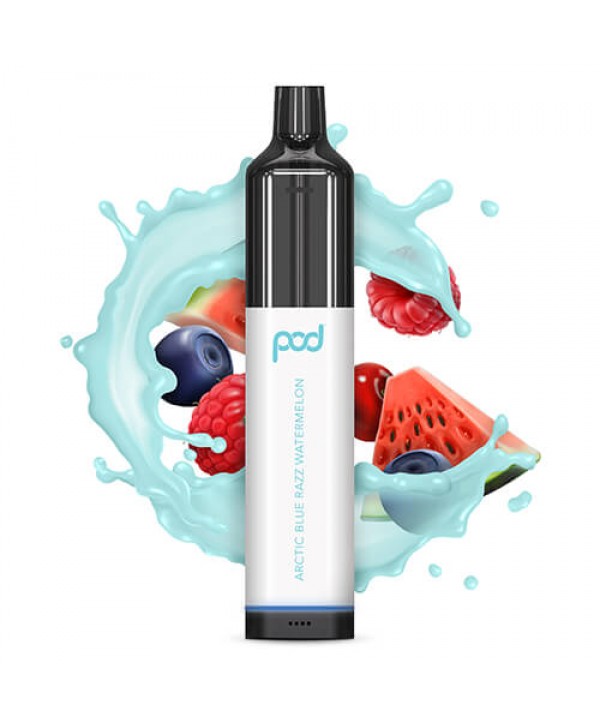 Pod Juice Pod 3500 Arctic Blue Razz Watermelon Disposable Vape Pen