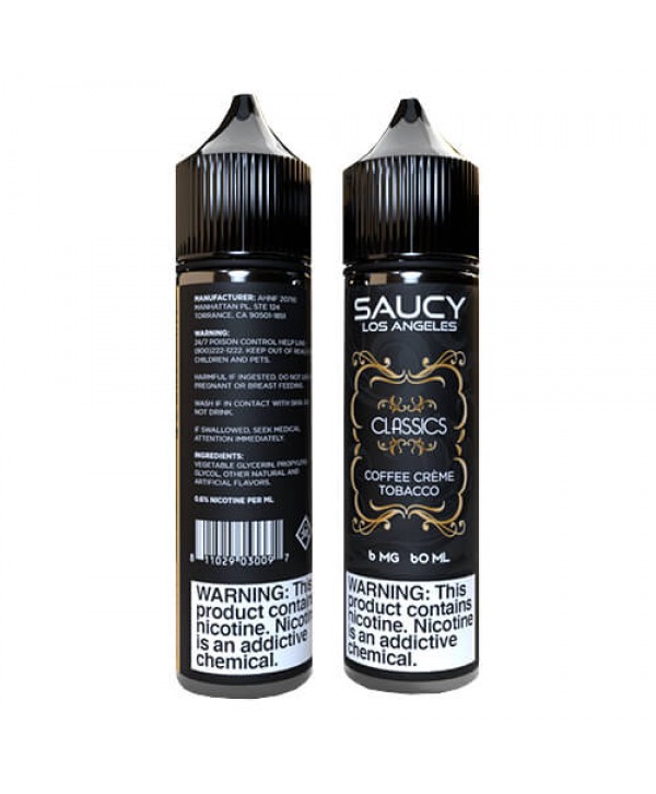 Saucy Classics Coffee Creme Tobacco