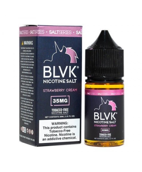 BLVK Salt Strawberry Cream eJuice